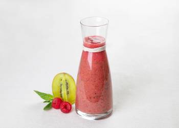 Raspberry, kiwi and basil smoothie 250 ml 