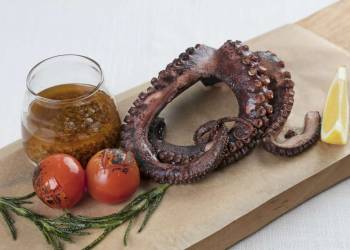 Octopus with Tapenade sauce