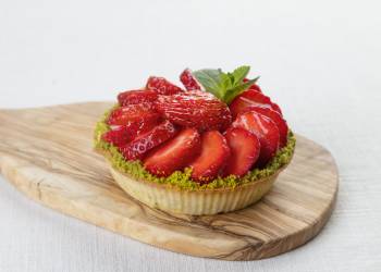 Tartlet with strawberry